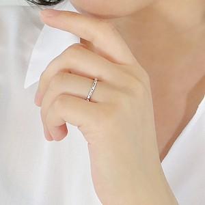 フルエタニティリング 普段使い 指輪 40代 50代 ダイヤ ドット