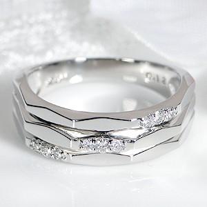 指輪 プラチナリング ダイヤモンド レディース マリッジ エタニティ 結婚 CAR-0271の画像