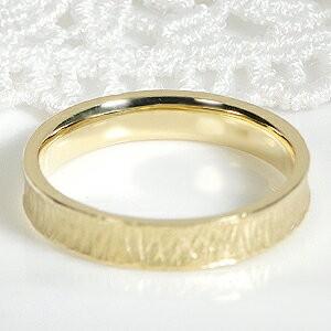 K18YG ペアリング マリッジ リング 結婚 指輪 イエローゴールド 18金 メンズ  CAR-0286の画像