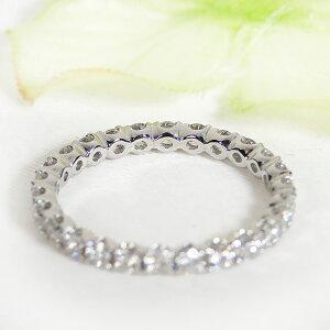 フルエタニティリング ダイヤモンド プラチナ 40代 指輪 1カラット