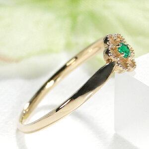 ルビー ピンキーリング 指輪 ピンキー ピンクゴールド ルビーの指輪 18