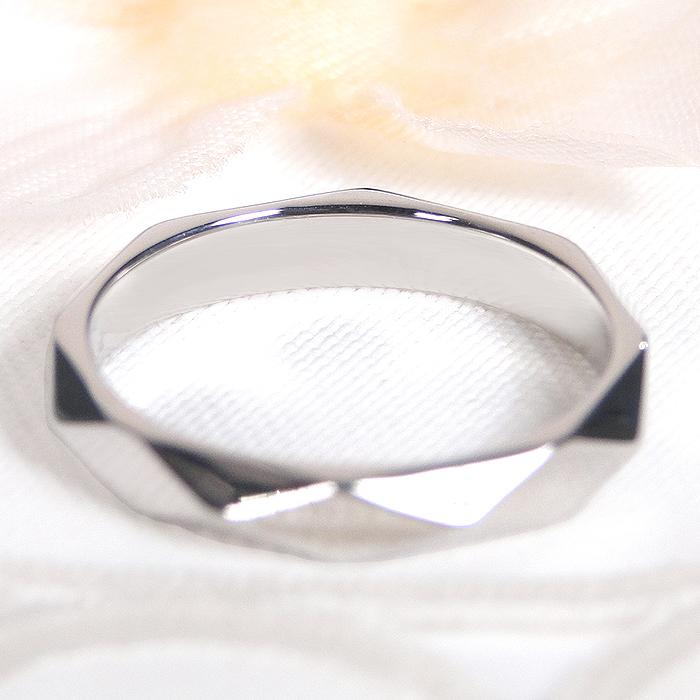 プラチナリング ダイヤモンド 結婚指輪 マリッジ ペア レディース CAR-0324の画像