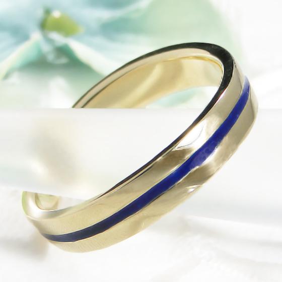 指輪 18金 レディース メンズ リング フラット ペアリング 結婚指輪 マリッジ プレゼント CAR-0338_1