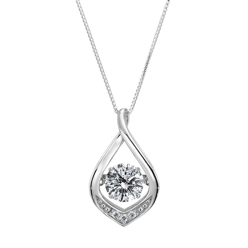 松屋銀座外商部特選 Dカラー ダンシングダイヤネックレス 1.0ct : JCC 