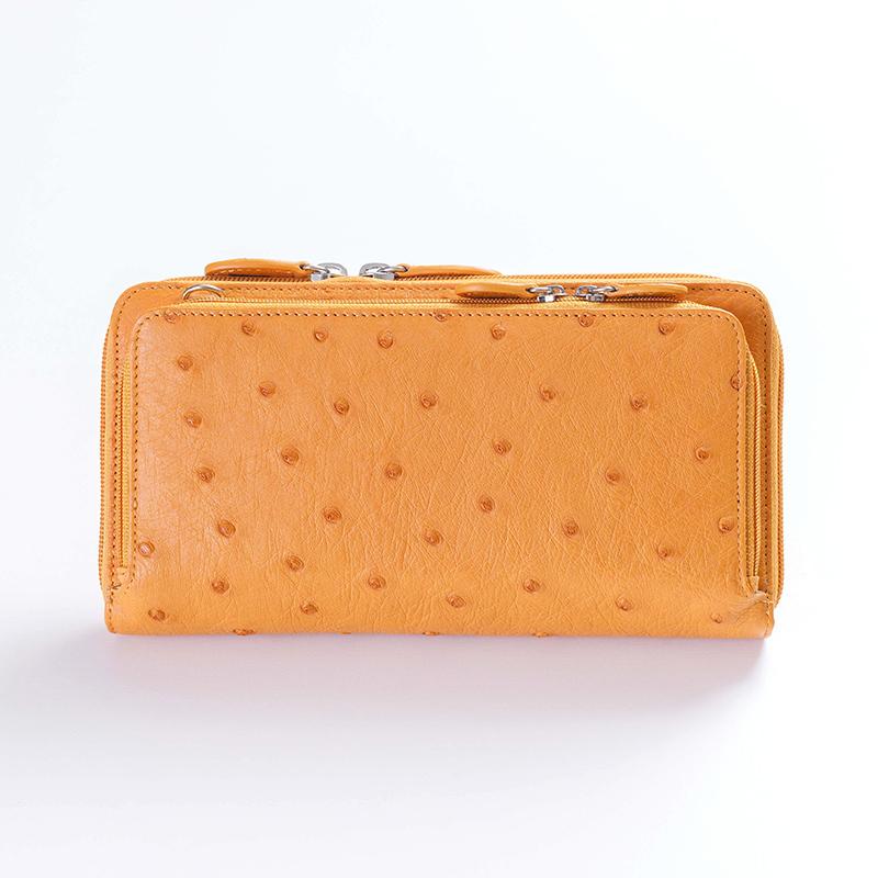 松屋銀座外商部特選 オーストリッチフルポイント多機能ポシェット