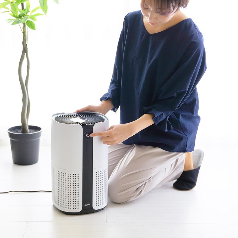 duux 360度 空気清浄機 強力 脱臭 ウイルス対策 PM2.5 最大18畳