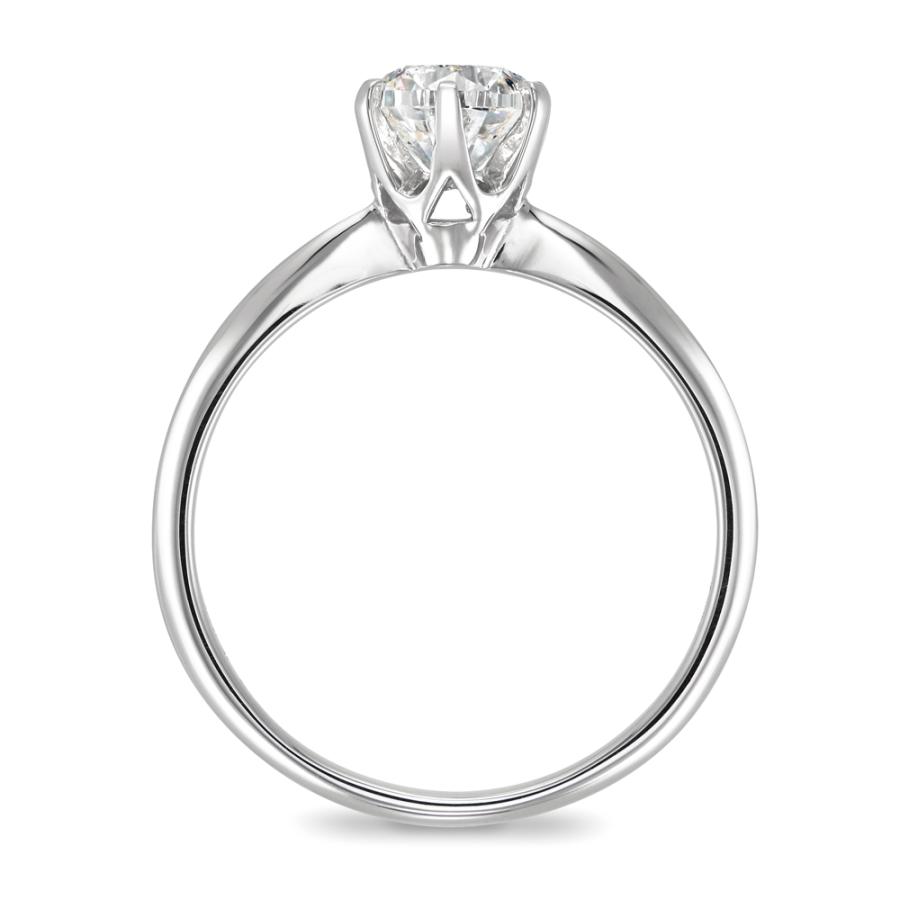 松屋銀座外商部DカラーSIクラス天然ダイヤモンド一粒石リング 0.5ct ※ご注文時、「ストアへのご要望」の欄にご希望のサイズ【8号〜20号】をご入力ください。の画像