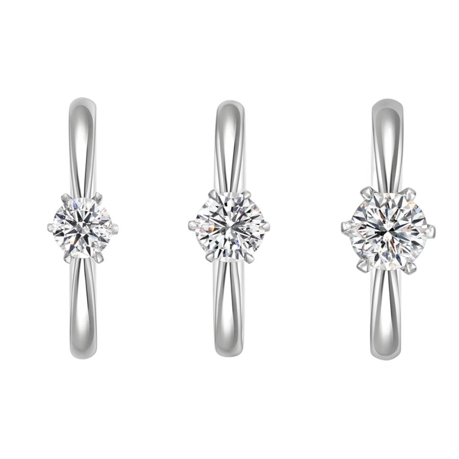 松屋銀座外商部DカラーSIクラス天然ダイヤモンド一粒石リング 0.5ct ※ご注文時、「ストアへのご要望」の欄にご希望のサイズ【8号〜20号】をご入力ください。の画像