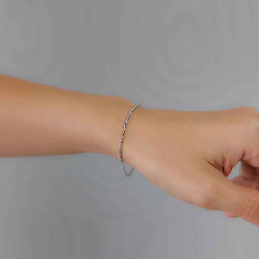 松屋銀座外商部特選 DカラーSIクラス 天然ダイヤモンドテニス