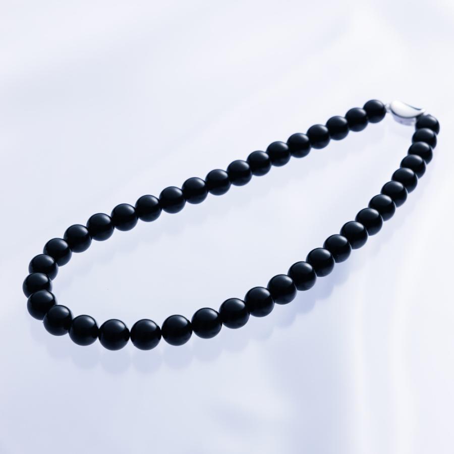 JJ 【黒鼈甲】丸玉ネックレス 黒甲 真黒 極上品 61g 新品108粒 JCCショップ限定セット】大丸松坂屋法人外商事業部 10mm珠漆黒ジェット