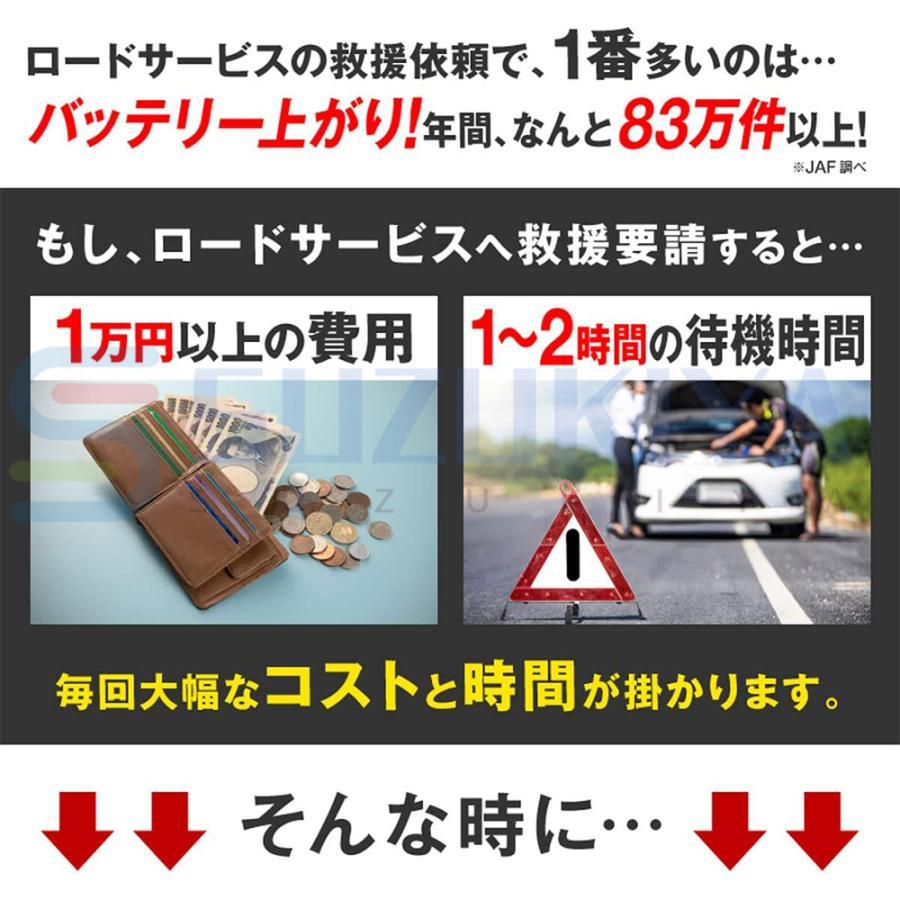 ジャンプスターター 緊急始動 12V車用 ポータブル電源 ピーク電流2000A  エンジンスターター 15000mAh大容量 モバイルバッテリー LEDライト 急速充電 防災対策 |  | 03