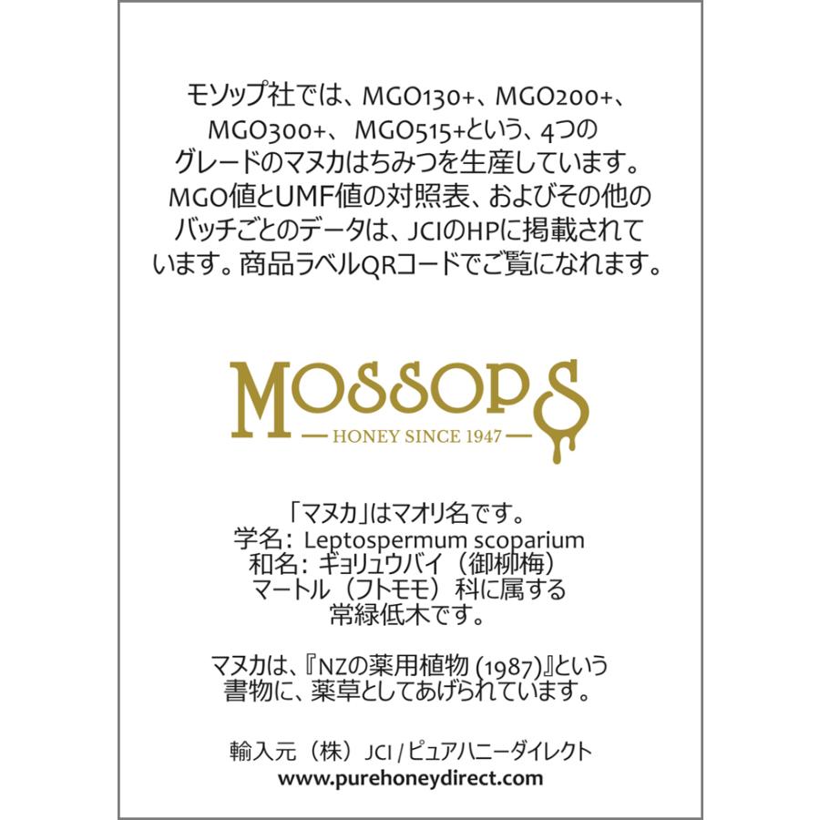 75 以上節約 モソップ マヌカハニー Umf15 Mgo514 相当 500g 2個セット Umfはちみつ協会認定品 はちみつ 17時までご注文で当日発送 毎日発送 送料無料 Cisama Sc Gov Br