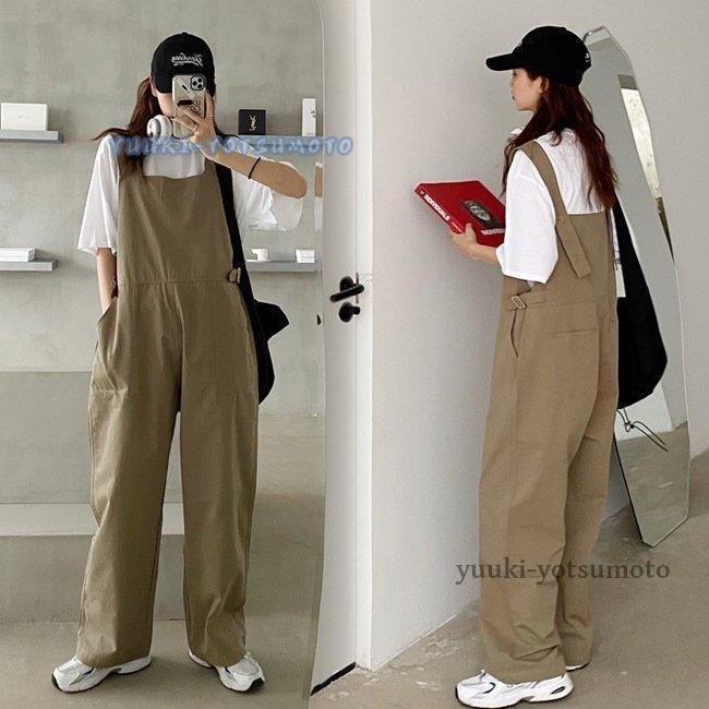 サロペット レディース サロペットパンツ ゆったり 春 オーバーオール