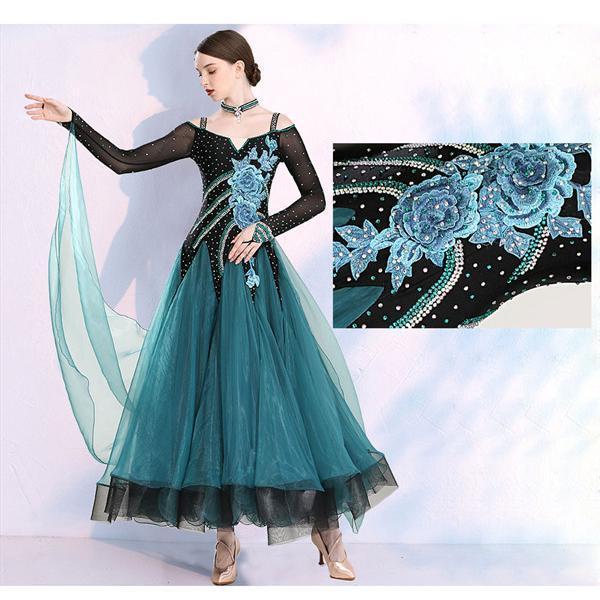 最大72％オフ！最大72％オフ！社交ダンス ワンピース モダンドレス 黒