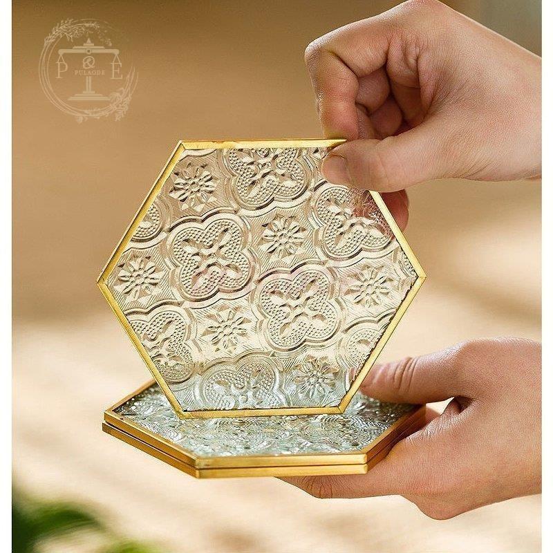 コースター おしゃれ 北欧 キッチン オシャレ ギフト プレゼント Gift プチギフト 誕生日祝い 新築祝い 引越し祝い 六角形 クリア 両面デザイン Rymbxzaqpx Www App College Thriver Org