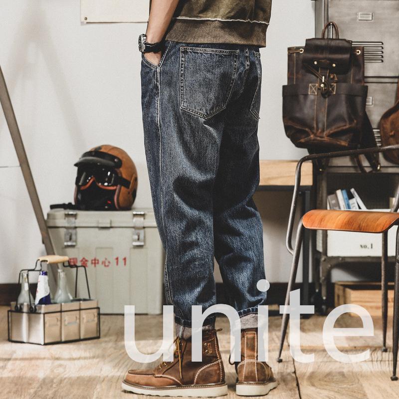 ダメージ ジーンズ メンズ ボトムス パッチワーク デニムパンツ デニム