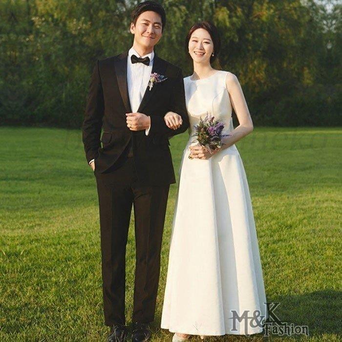 二次会 花嫁 白 ワンピース ウエディングドレスマキシ丈 結婚式 ドレス お呼ばれ シンプル フォーマル エレガント 前撮り海外 披露宴 ロング丈 フレア Aライン Juac7f Jck Unite 通販 Yahoo ショッピング