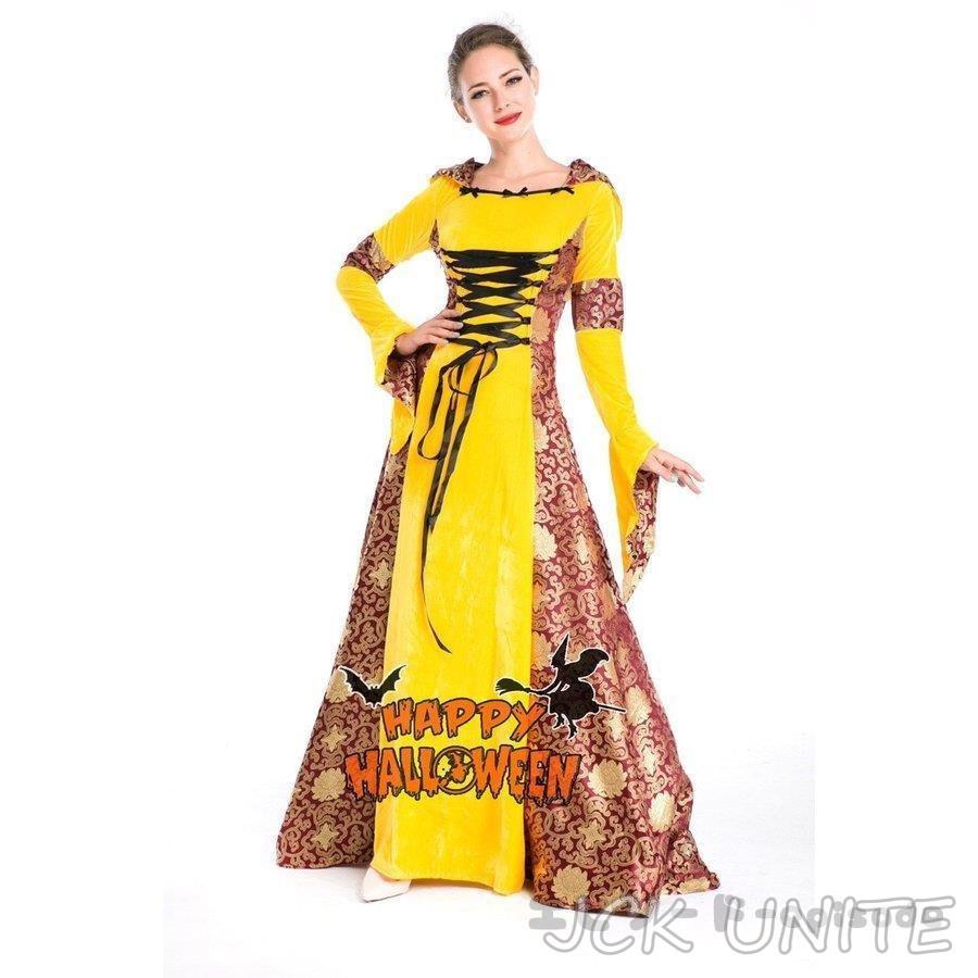 ヨーロッパプリンセス 女王 宮廷ドレス ロングスカート キャラクター衣装 ハロウィン衣装 ハロウィーン 大人用 女性用 ハロウィン 女王 衣装 ガールズ レディース Ju コスプレ ハロウィーン Unite 仮装 Jck 販売元直販