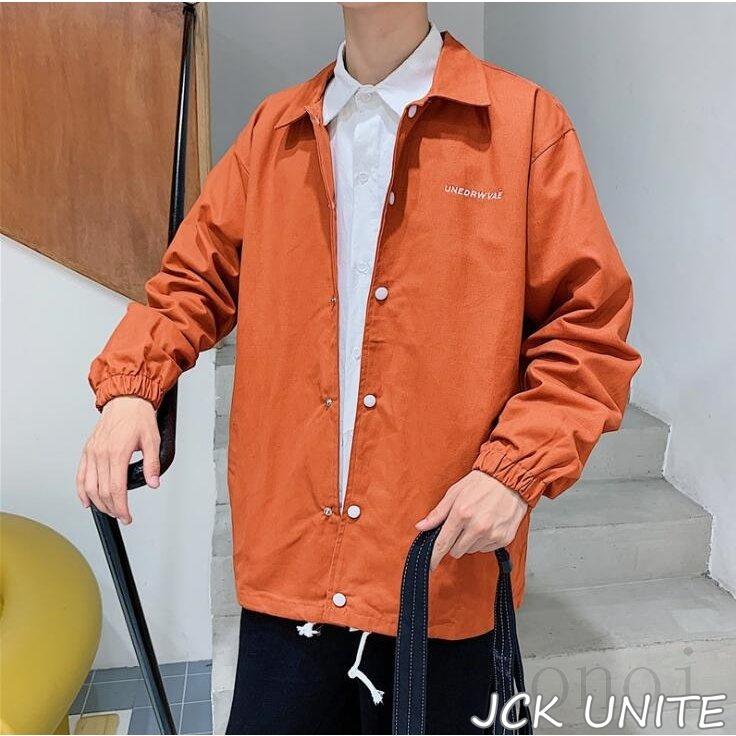 コーチジャケット ジャケット メンズ コートライトアウター 無地 カジュアル学生 中学生 高校生 オシャレ 秋冬 男性 ジャンパー ブルゾン アウター Ju7577 Jck Unite 通販 Yahoo ショッピング