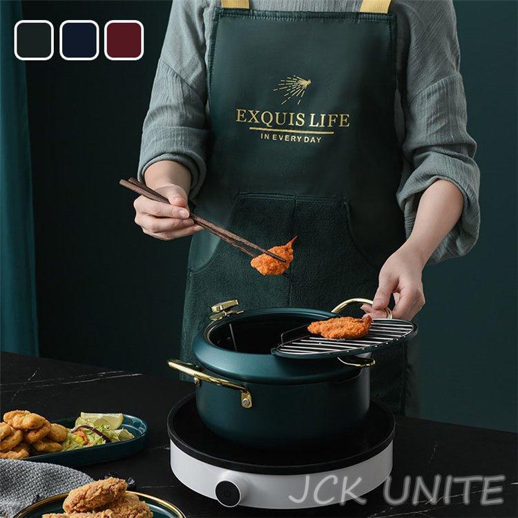 Jck Uniteエプロン おしゃれ かわいい 防水防油 純綿 レディース メン 保育士 幼稚園 家事 料理