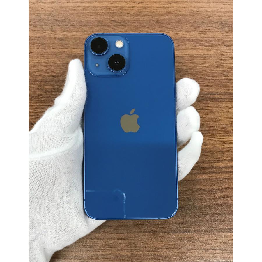 【美品】iPhone 13 mini 128GB ブルー バッテリー容量88% iPhone 13 mini ☆中古Bランク バッテリー88％ AppleSIMフリーiPhone13