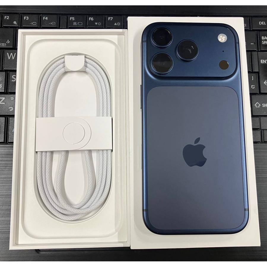 iPhone ☆中古美品 バッテリー100％ Apple SIMフリー 17Pro 256GB