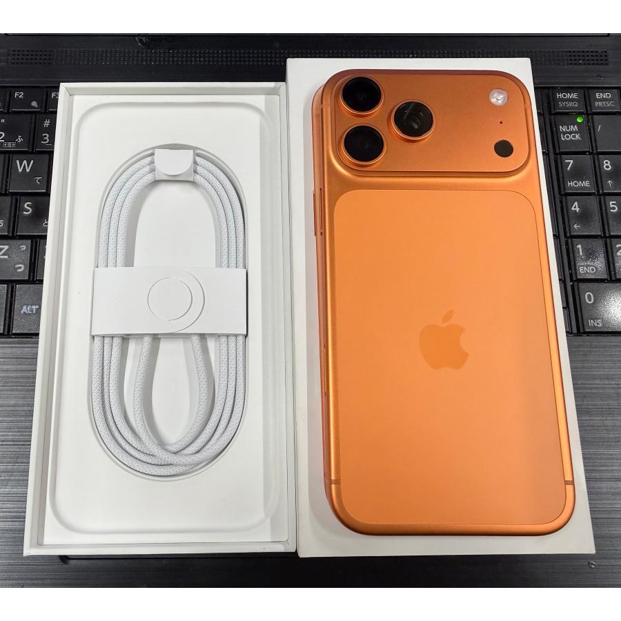 iPhone 17 Pro Max 512GB オレンジ 美品バッテリー100% iPhone ☆極美品 バッテリー100％ Apple SIMフリー iPhone17ProMax