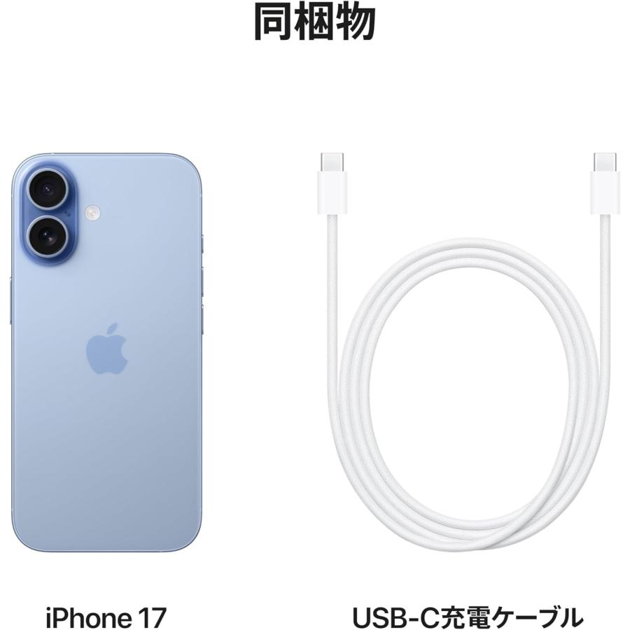 【新品】Apple iPhone17 256GB ミストブルー SIMフリー iPhone 17 「新品・未開封品」 SIMフリー 256GB ミストブルー