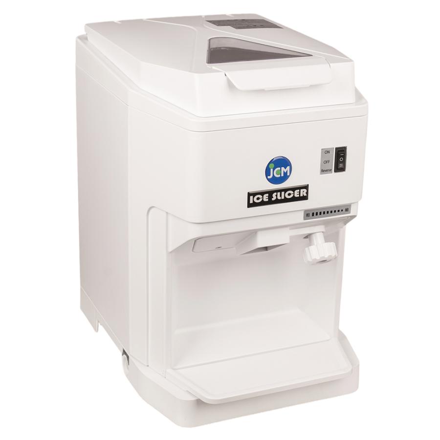 JCM 電動かき氷機 アイススライサー JCM-IS-W 業務用 キューブアイス 