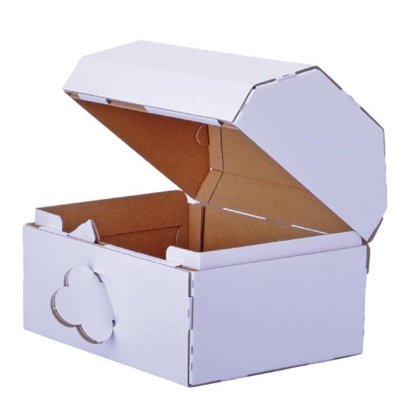 ダンボール 工作 キット「宝箱」　hacomo　工作の素  小学生　夏休み の 自由工作 に |  | 01