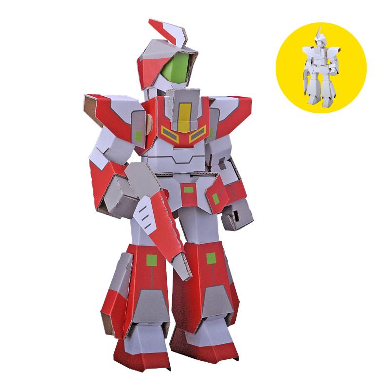 ダンボール 工作 キット「 ロボット 」　hacomo 工作の素 小学生　夏休み の 自由工作 に |  | 01