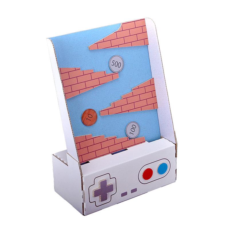 ダンボール 工作 キット「 カタカタ 貯金箱 」　hacomo 工作の素  小学生　夏休み の 自由工作 に |  | 04