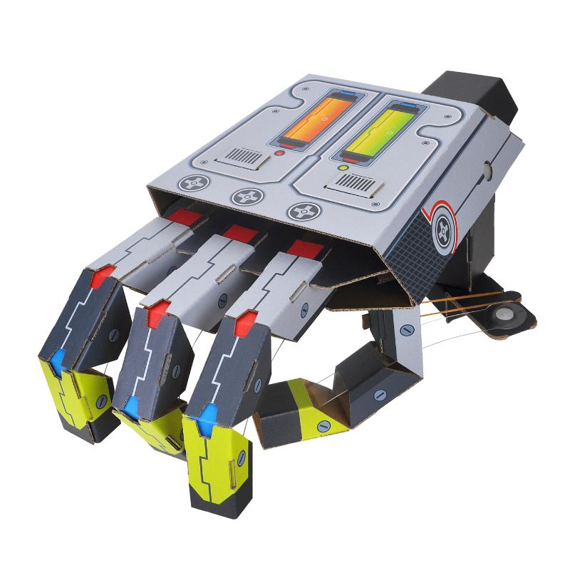 ダンボール工作 キット　「 メカハンド 」　hacomo　ハコモ　WOW　小学生 自由工作　6199 |  | 02