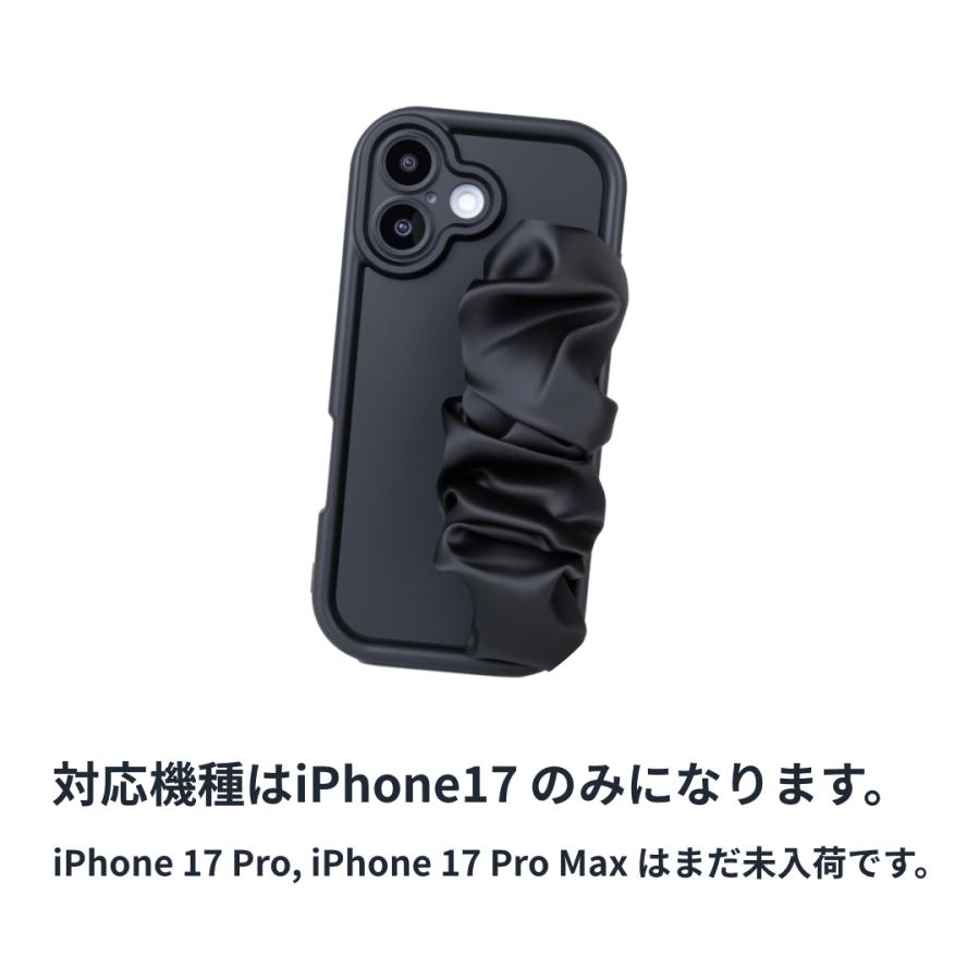 iphone17 ケース ハンドストラップ シュシュバンド おしゃれ 海外