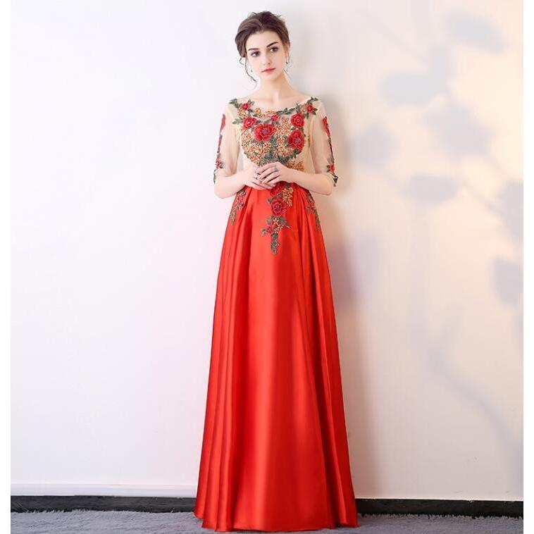 花柄 イブニングドレス Aラインformal Dress パーティードレス セクシー お呼ばれ ウェディングドレス 披露宴 二次会 結婚式 着痩せ 代30代40代 マキシ丈 Antoniodomingo Es