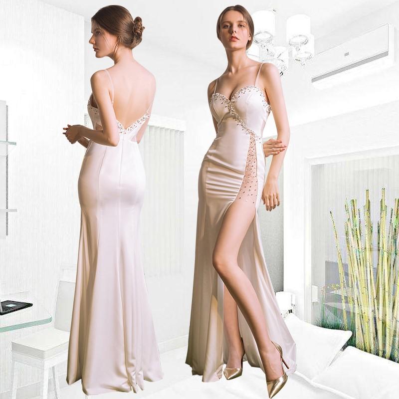 タイトドレス 吊り風 キャバ嬢 女らしい セクシー エロ系 バックレス パーティードレス レディース ロングスリット キャバドレス 披露宴 二次会 代30代40代 Jc良品店舗 通販 Yahoo ショッピング