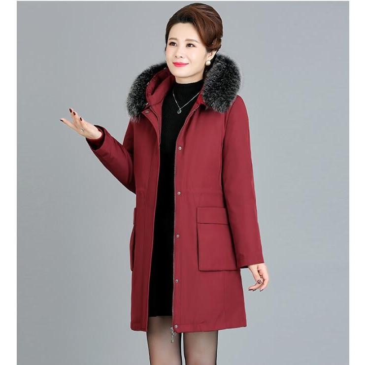 お得な送料無料 冬服 ダウンジャケット レディース コート ロング丈コート アウター防寒厚手 暖かい 着痩せ 無地 通勤 フード付き Xl 5xl ファー 2色選択可 ママ 入荷状況 Www Superavila Com