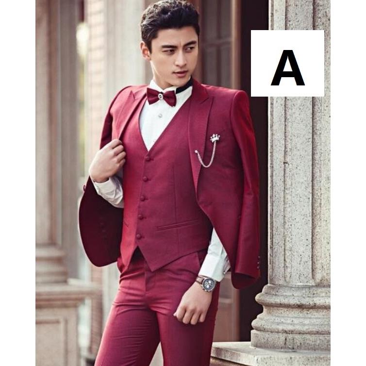 人気 11色 撮影用 カラースーツ 3ピーススーツ メンズ 二次会 通勤 結婚式 大きいサイズ 3点セット ジャケット パンツ ベスト パーティードレス 代30代40代 Jc良品店舗 通販 Yahoo ショッピング