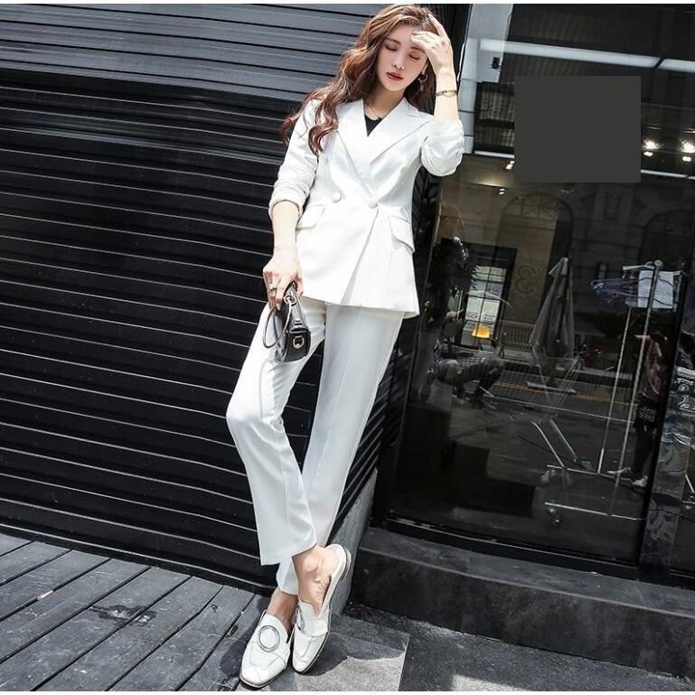 超人気 オシャレ レディース 白 黒 2点セット スキニーパンツ セール 春秋冬 フォーマル ジャケット スキニーパンツ ビジネス 仕事 通勤 大きいサイズ S Xl Jc良品店舗 通販 Yahoo ショッピング