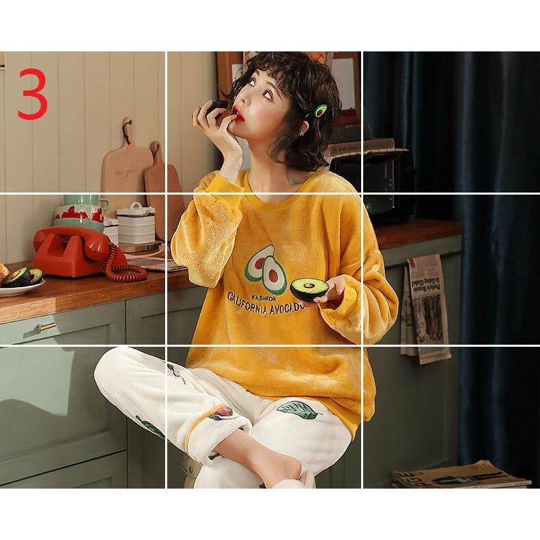 トップス 2点セット 韓国風 上品 レディース 長袖 パジャマ 部屋着 寝間着 可愛い ナイトウェア ルームウェア 上下セット ルームウェア 楽天ランキング1位