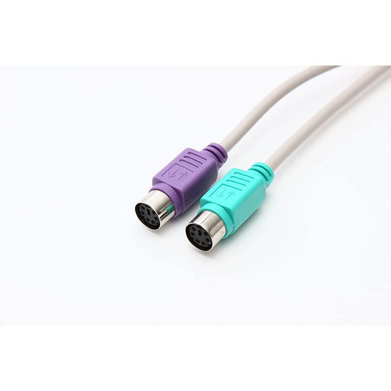 フルスイング USB-PS/2 変換ケーブル FS-064 PS2 キーボード・マウスをUSB接続で使える｜jcserv｜05