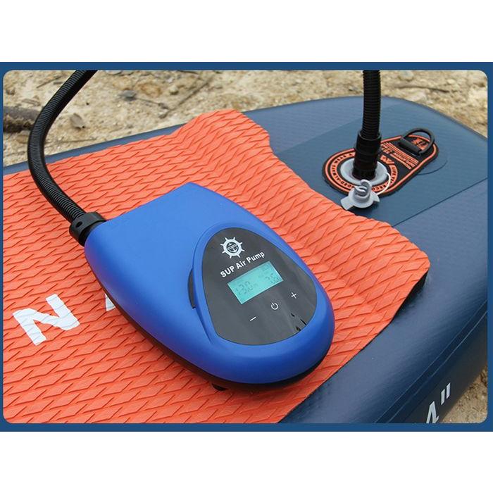 新型 電動 エアーポンプ ブルー SUPポンプ 高圧 20 PSI ゴムボート