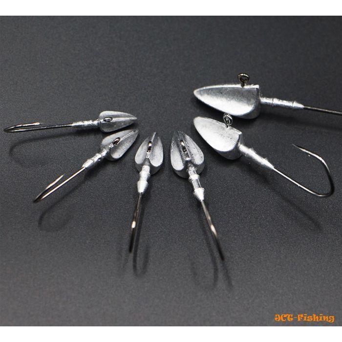 ジグヘッド 矢じり ダート ワインド 7g 20個 セット フック 釣り 釣具