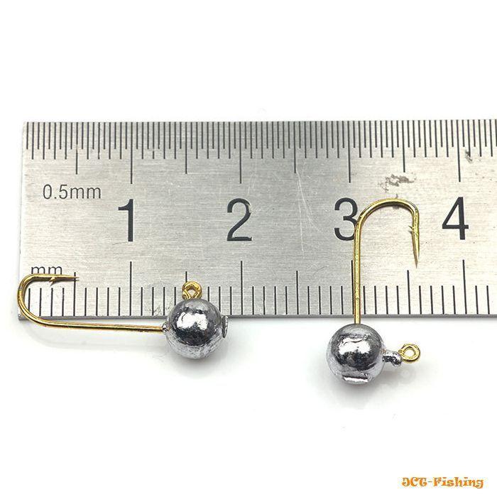 アジング ジグヘッド 20個 セット 1g 金針 ラウンド ケース入り フック