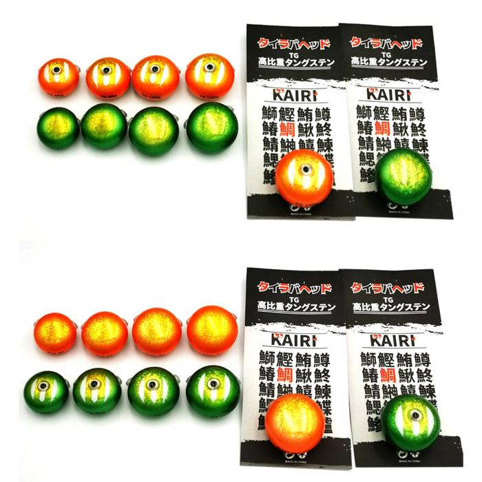 TG タイラバ ヘッド 100g 2個セット タングステン 鯛ラバ KAIRI 釣り