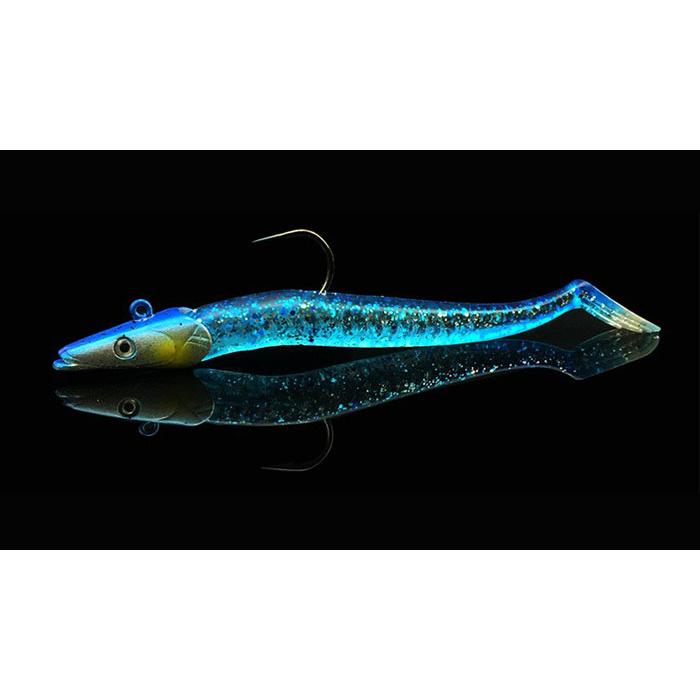 ジグヘッド ワーム 5色セット シャッドテール タチウオ 3D アイ 釣り