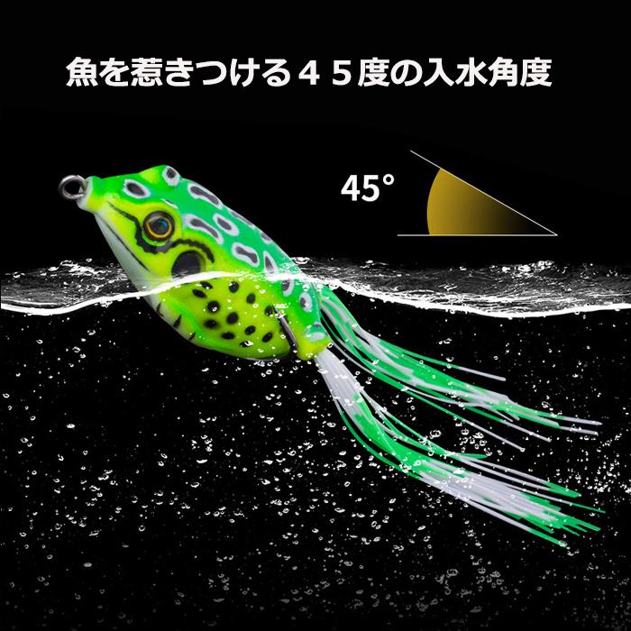 フロッグ ルアー カエル 5色セット 5g 8g 15g ブラックバス 釣り フロッグ ルアー カエル 5色セット 5g 8g 15g ブラックバス 釣り