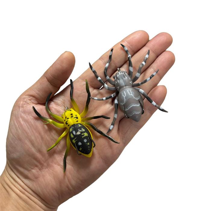 スパイダー 蜘蛛 クモ ルアー 5個セット ブラックバス ナマズ ライギョ