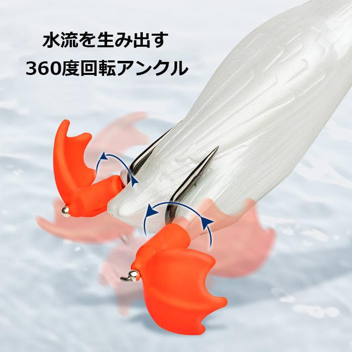 ダッグ ルアー 5色セット アヒル カモ 鳥 トップ ブラックバス