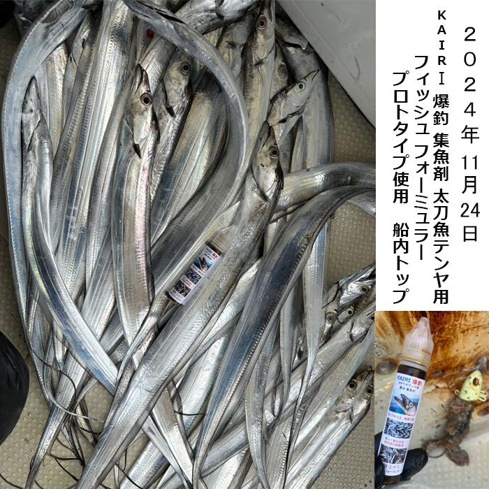 KAIRI フィッシュフォーミュラー 集魚液 タチウオ 3本セット テンヤ